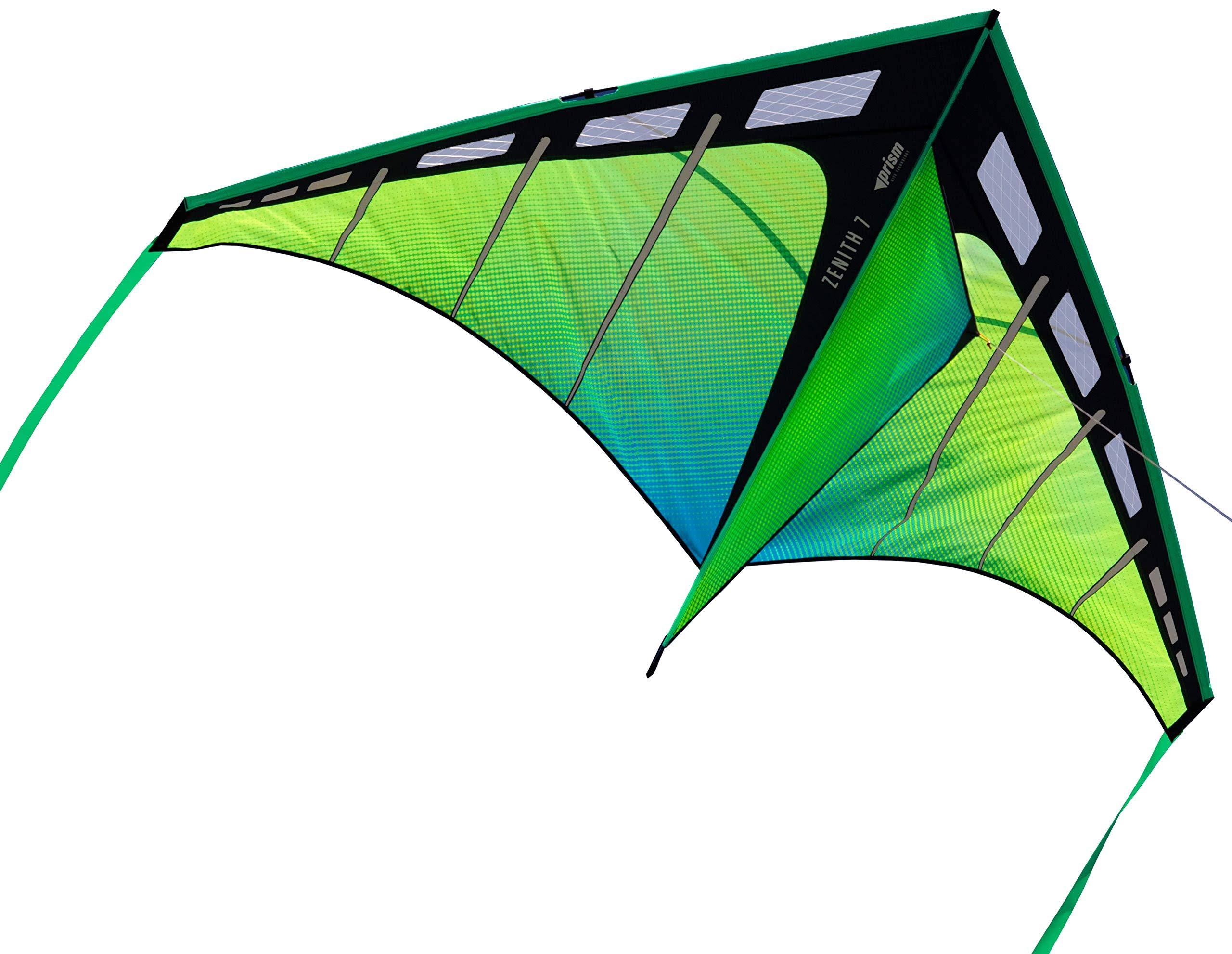 Prism Kite Technology Zenith 7 Aurora Single Line Kite, Ready to Fly with Line