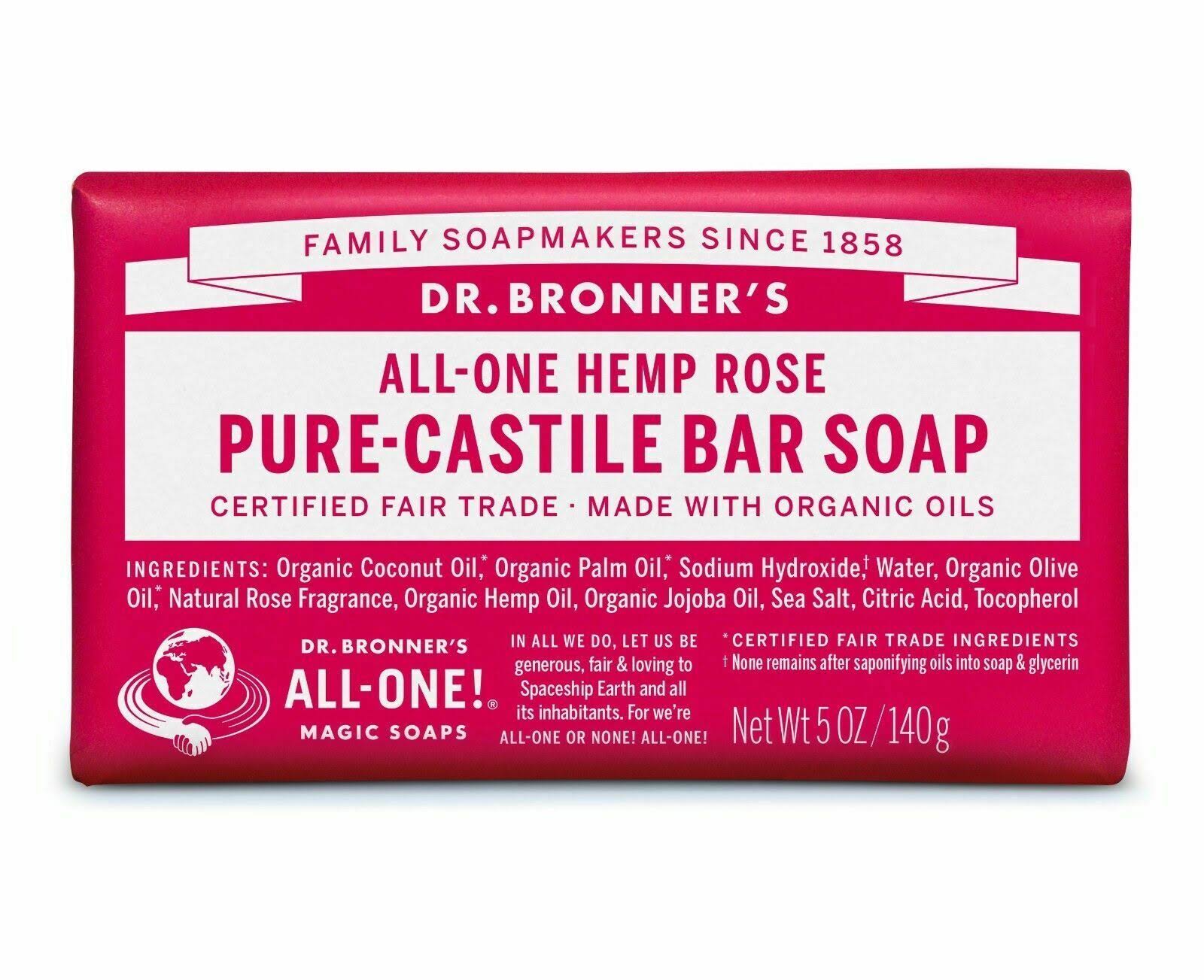 Dr. Bronner's Classic Pure-Castile Soap - Rose