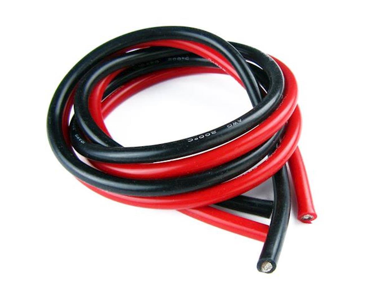 Common Sense RC 10g Silicone Wire 3ft Red 3ft Blk - CSDWS10AWG3BR