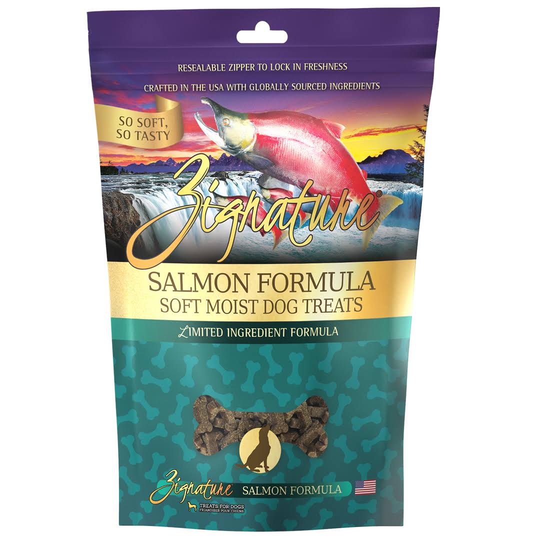 Zignature Salmon Formula Soft Moist Treats for Dogs 113g