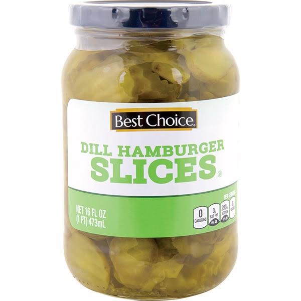 Best Choice Dill Hamburger Slices - 16.00 fl oz
