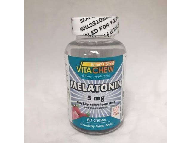 Nature's Blend Vitachew Melatonin Chewables, 5mg, 60ct