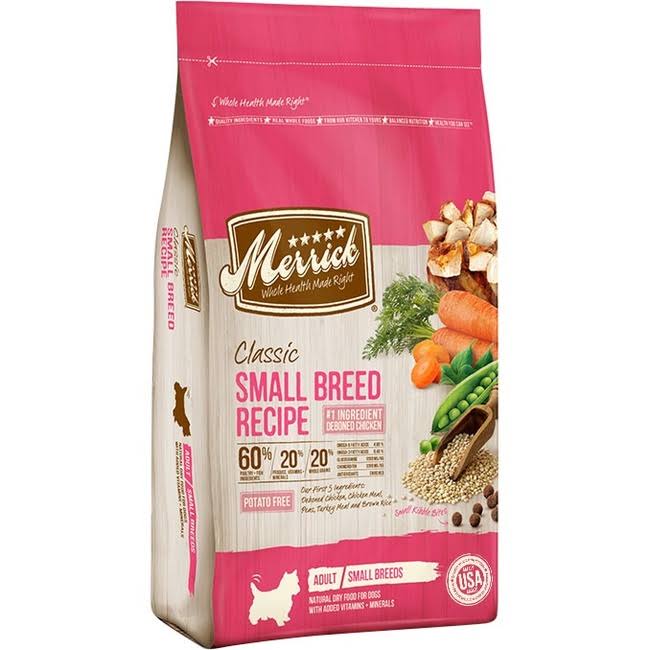 Merrick Classic Small Breed Recipe Adult Dry Food - 4 Lb