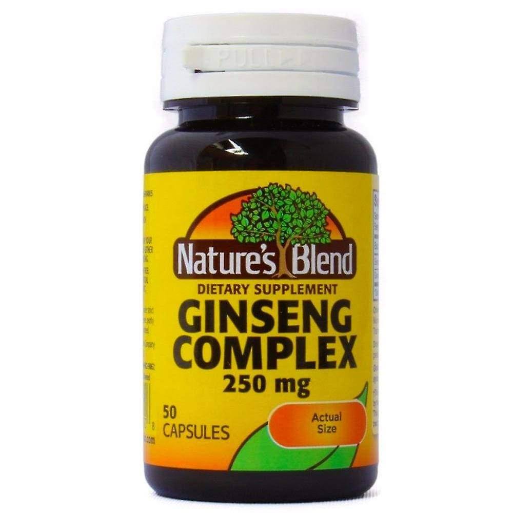 Nature's Blend Ginseng Dietary Supplement - 250mg, 50 Capsules