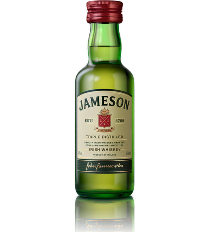 Jameson Whiskey, Irish, Triple Distilled - 50 ml