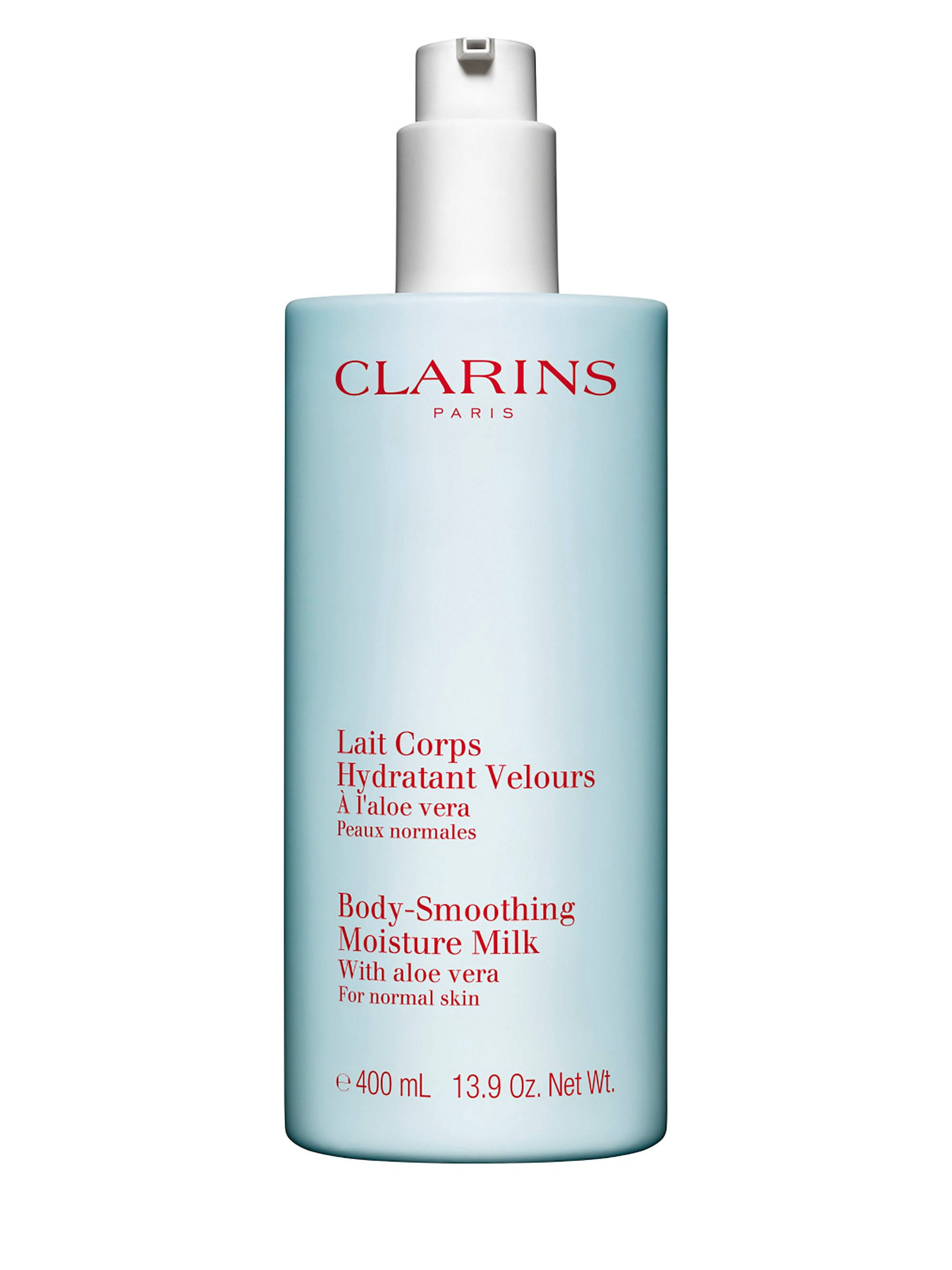 Clarins Body Smoothing Moisture Milk with Aloe Vera for Normal Skin 13.9oz