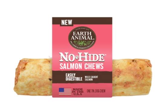 Earth Animal 7 in No-Hide Salmon Chew for Dogs