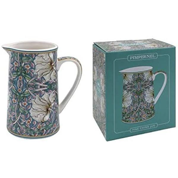 William Morris Fine China 500ml Jug Floral Pimpernel Design Milk Coffee Tea Jug 