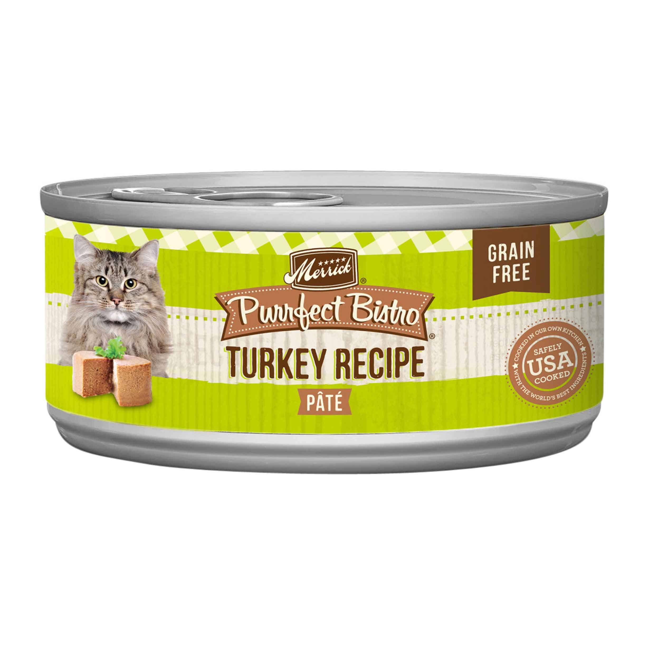 Merrick Purrfect Bistro Cat Food - Turkey Pate, 150g