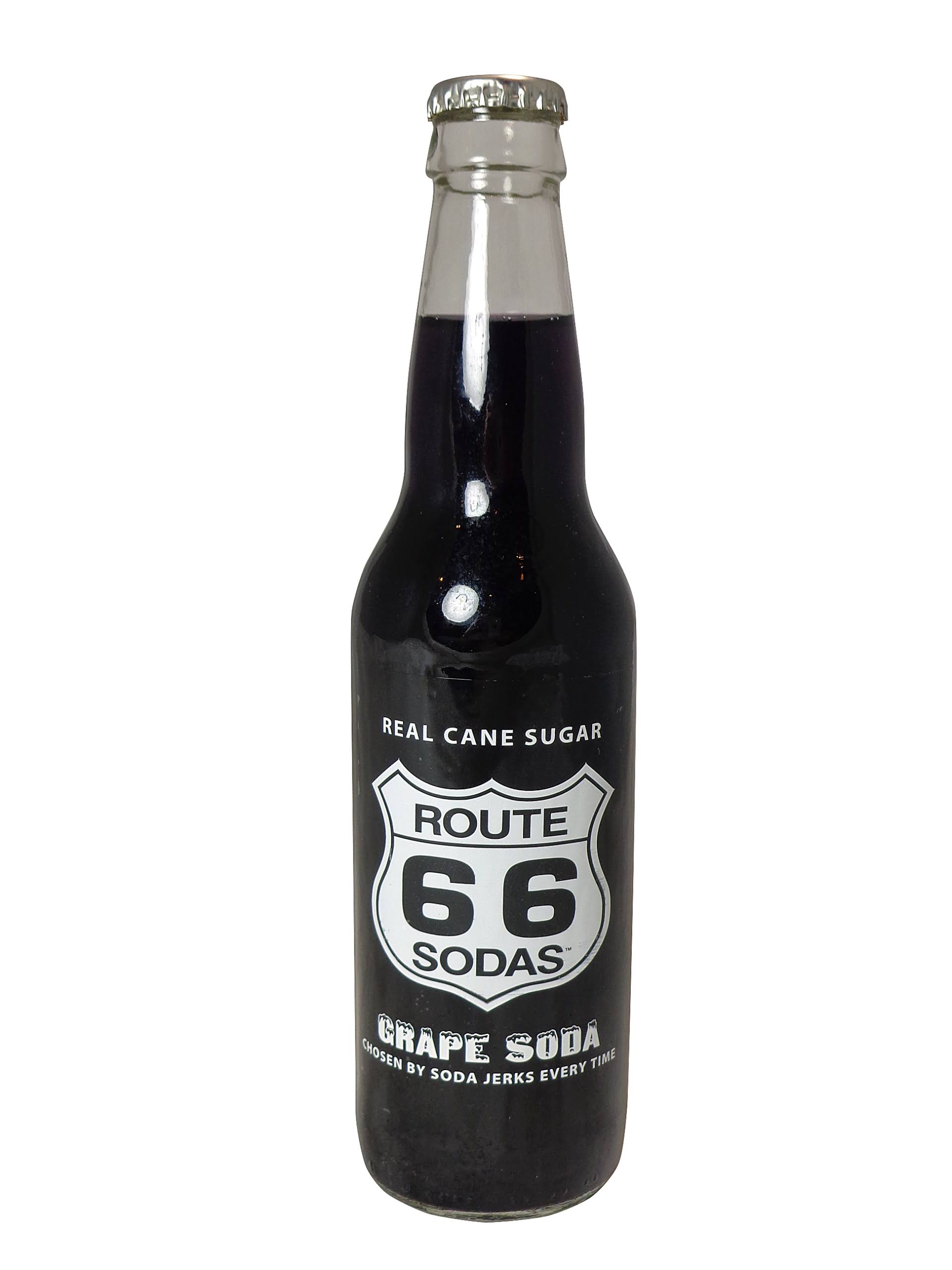 Fresh 12oz Route 66 Grape Soda (Size: Singles)