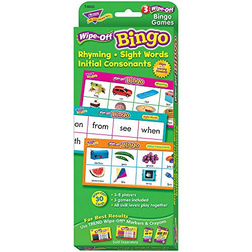 Trend Enterprises Wipe-Off Bingo Learning Card
