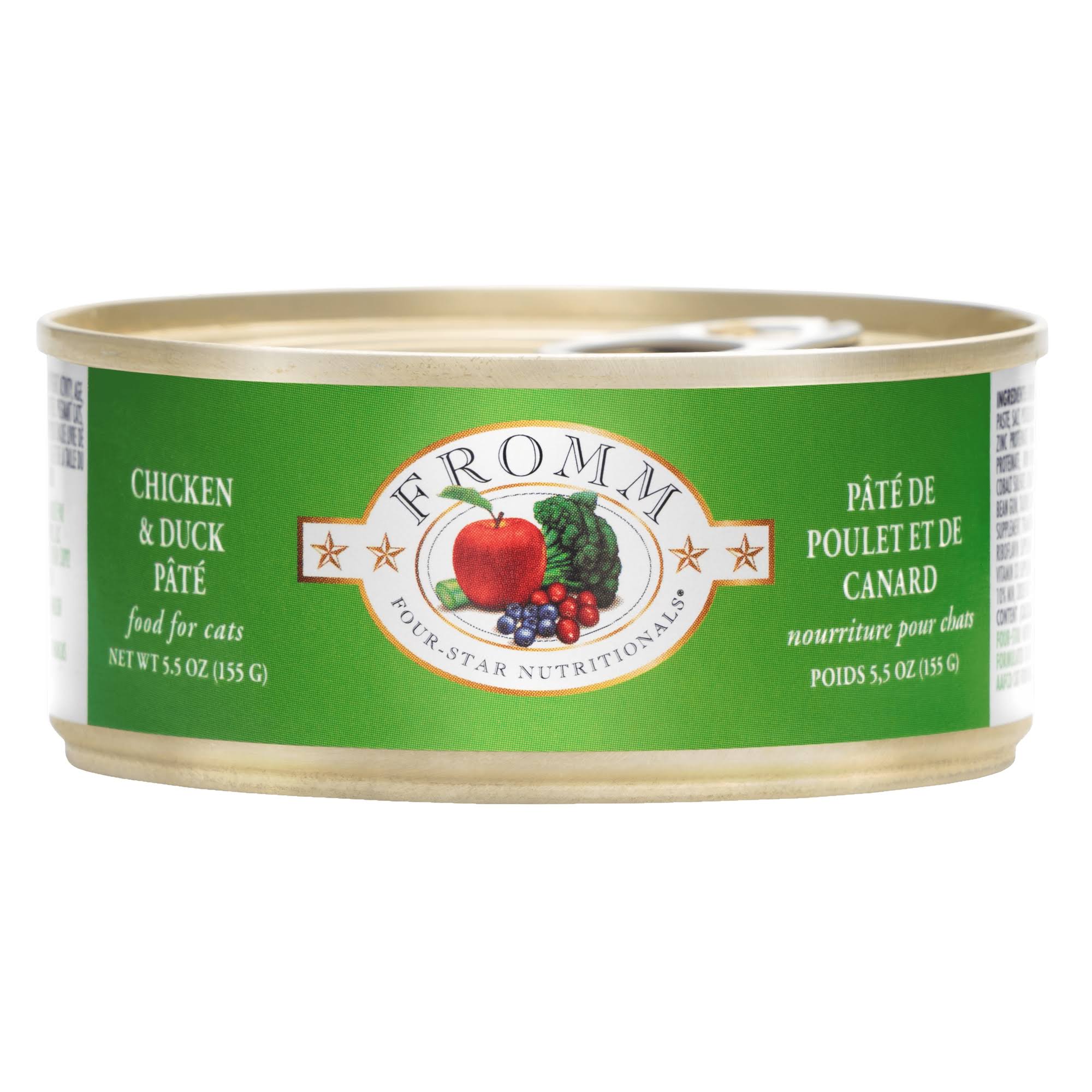 Fromm Four Star Chicken & Duck Pate Cat Food Can 5.5 oz
