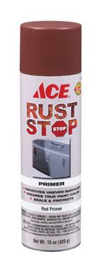 Ace Rust Stop Spray Paint - Red Primer, 15oz