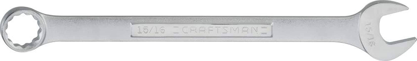 Craftsman Combination Wrench, SAE, 15/16-Inch (CMMT44704)