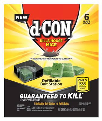 D-CON 1920098665 Bait Station Blocks For Mice