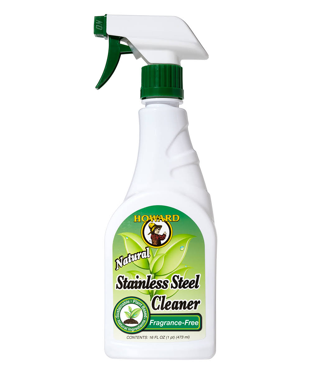 Howard Natural Stainless Steel Cleaner - 16oz