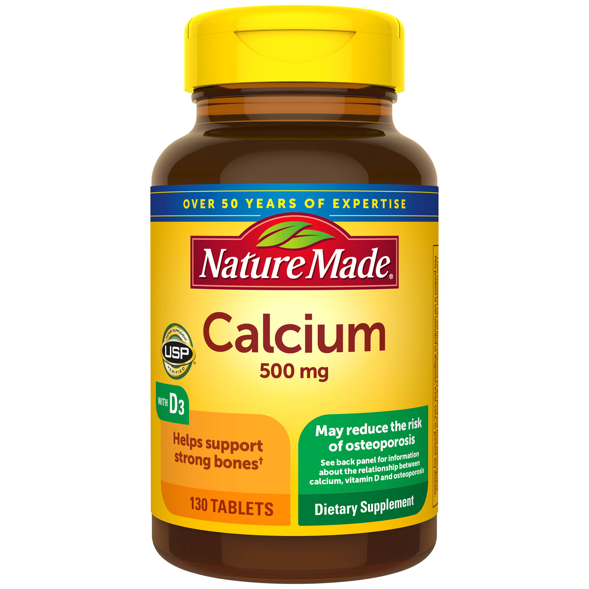 Nature Made Calcium 500 Mg and Vitamin D Tablets