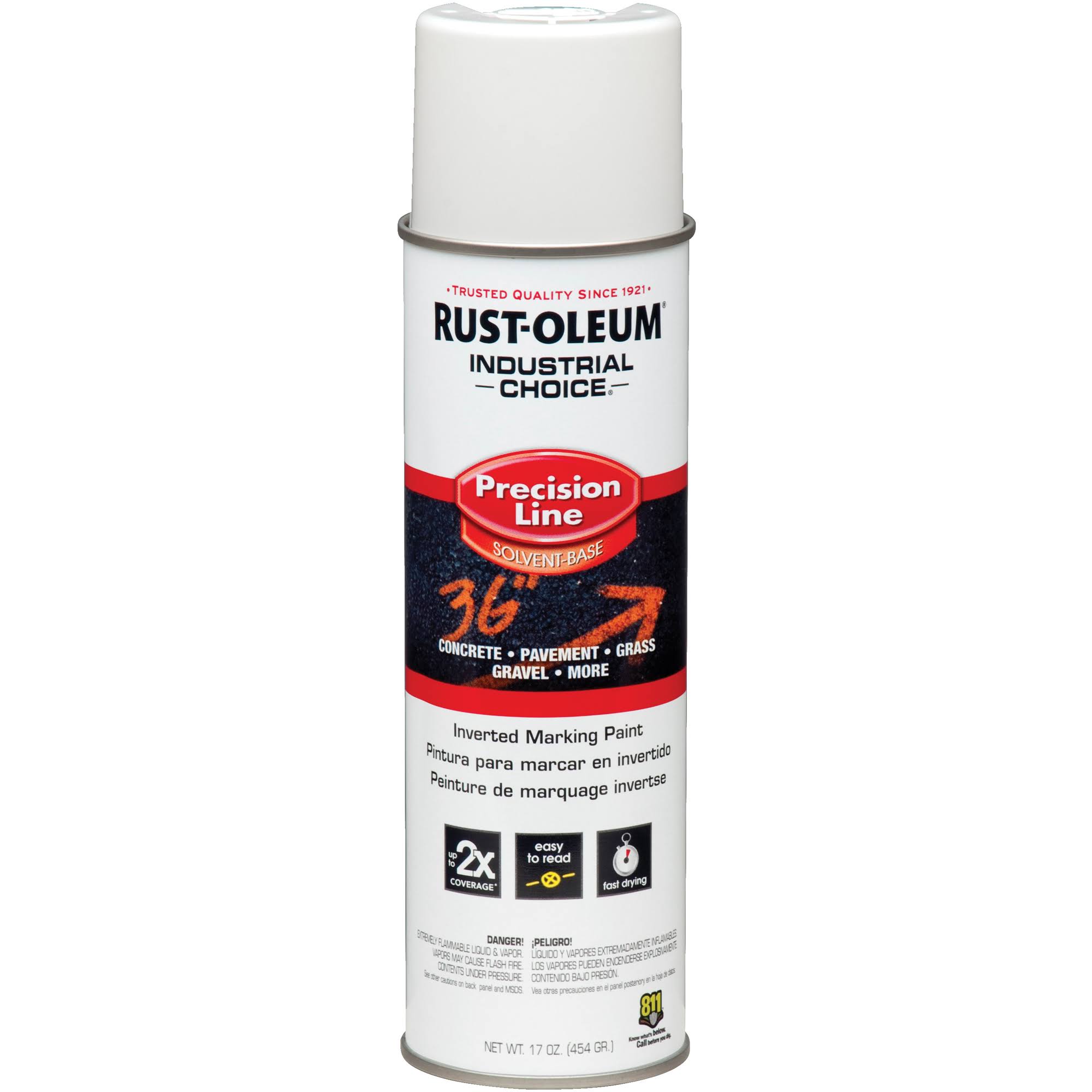 Rust-Oleum Precision Line Inverted Marking Paint - White