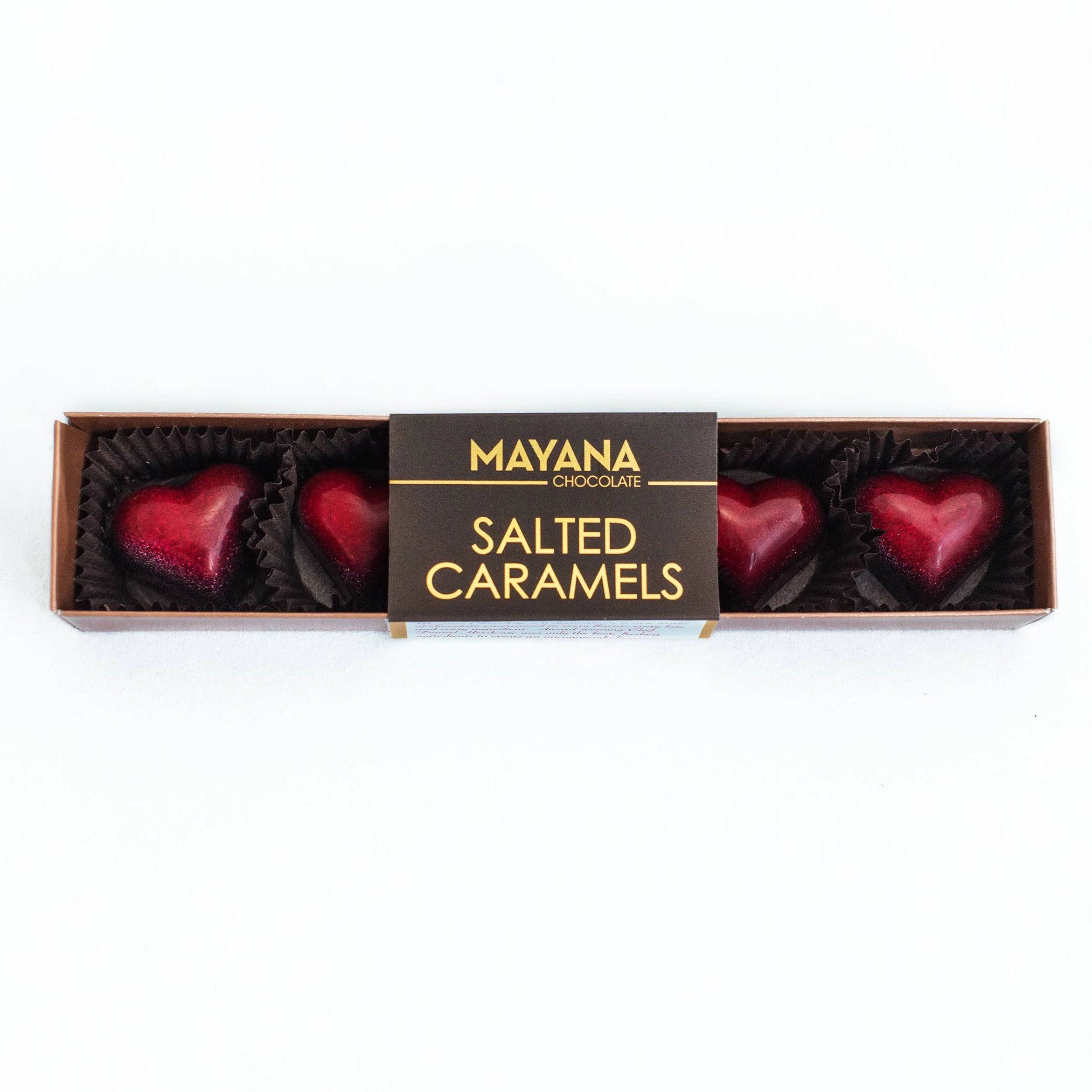 Valentine Salted Caramels Hearts