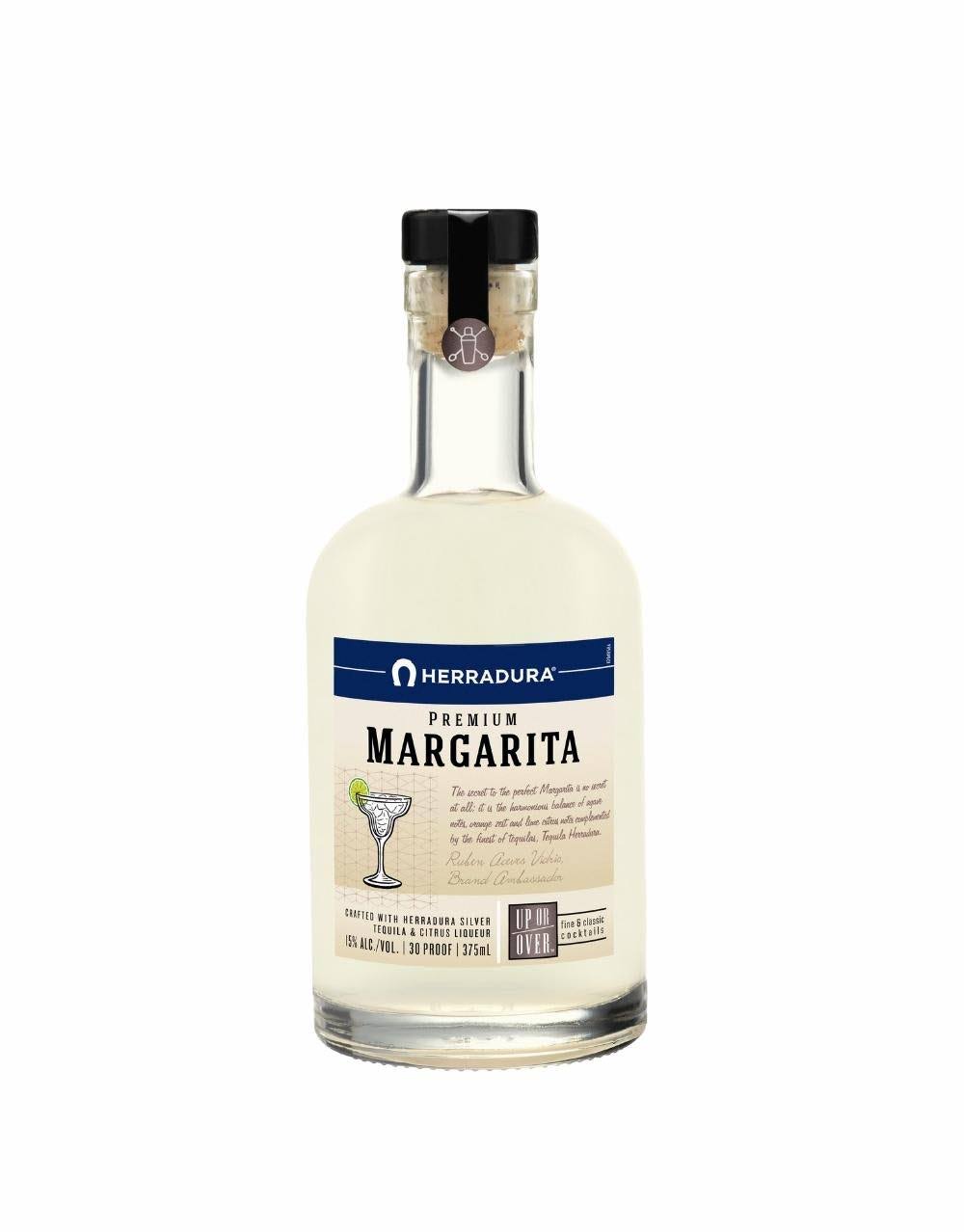 Up or Over Classic Herradura Margarita Tequila (375 ml)