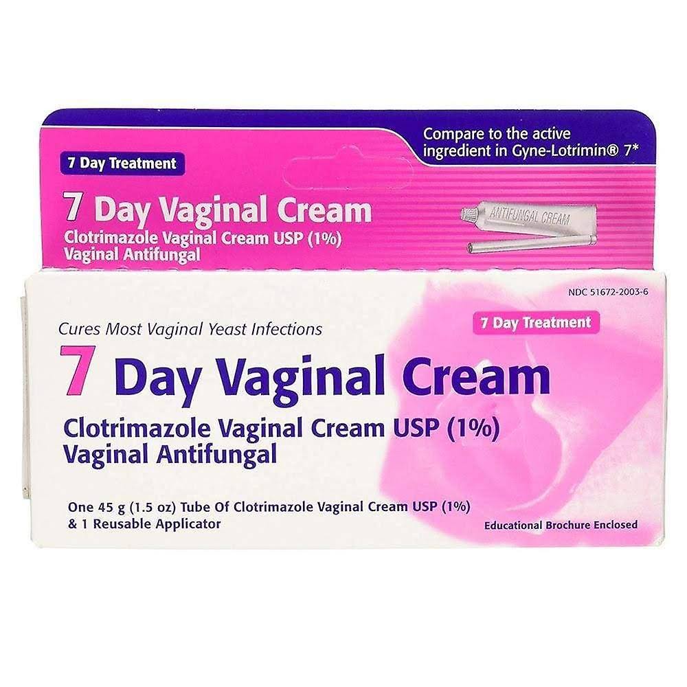 Clotrimazole 7-Day Vaginal Cream - 45 Gram, 1% USP