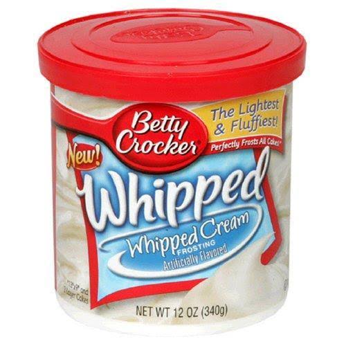 Betty Crocker Whipped Cream Frosting - 12oz