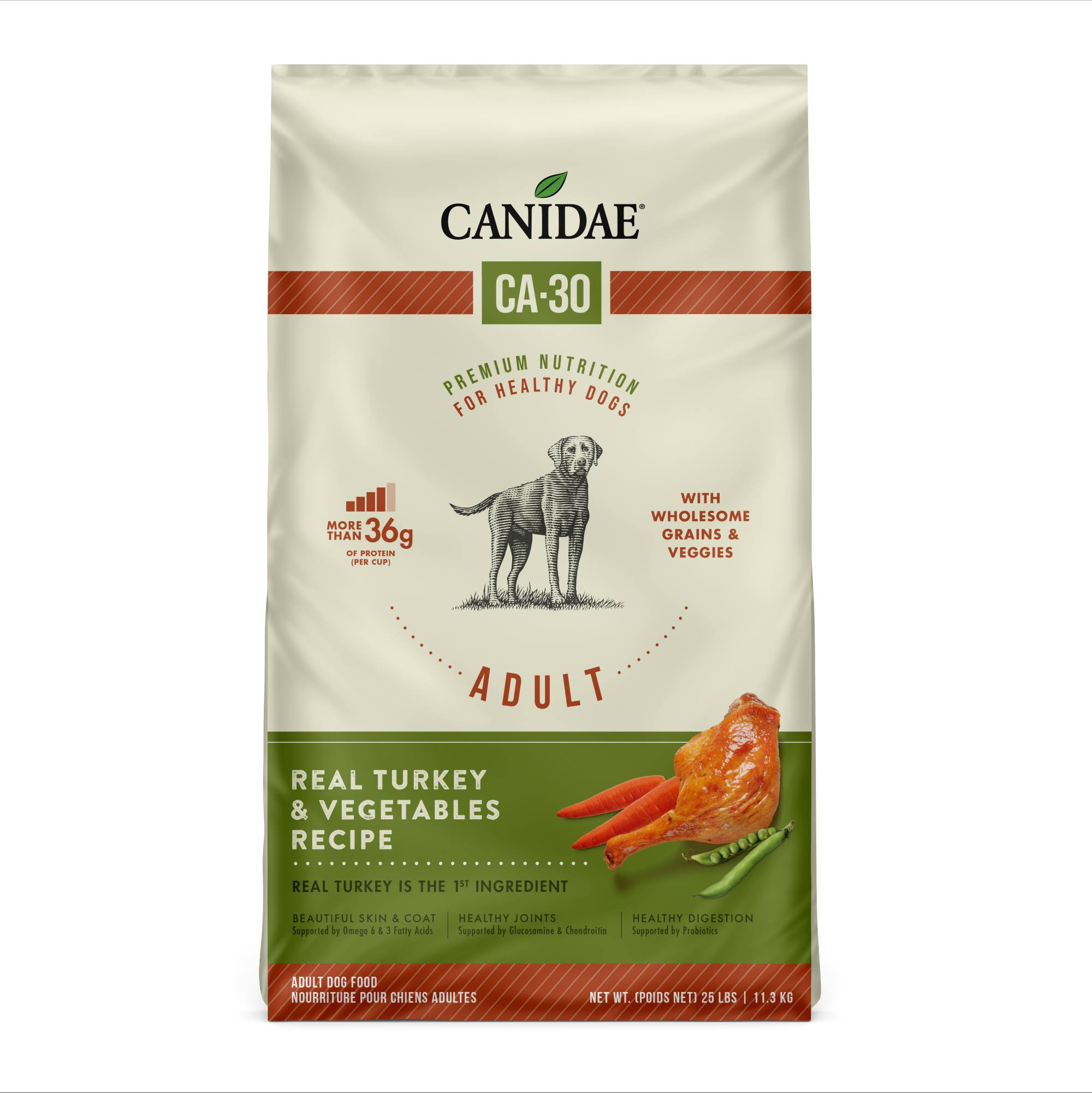 Canidae CA-30 Real Salmon & Vegetables Recipe Dry Dog Food, 7-Lb.