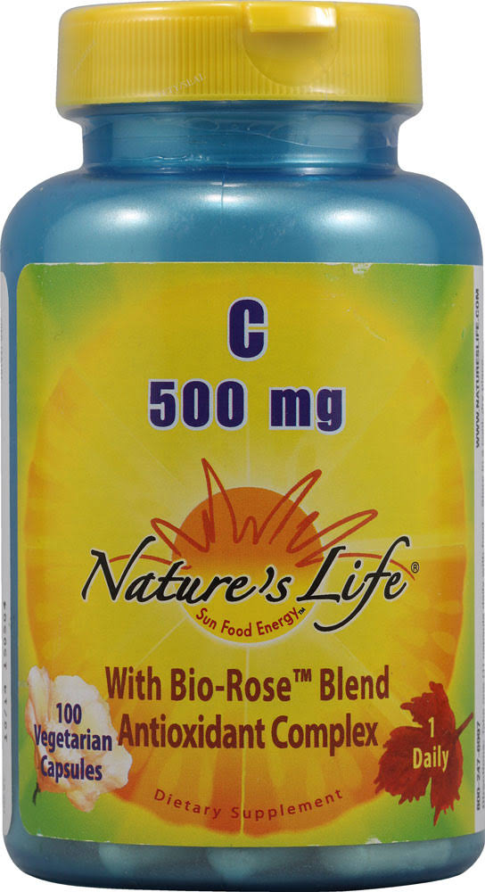 Nature's Life Vitamin C Antioxidant Complex Dietary Supplement - 500mg, 100ct