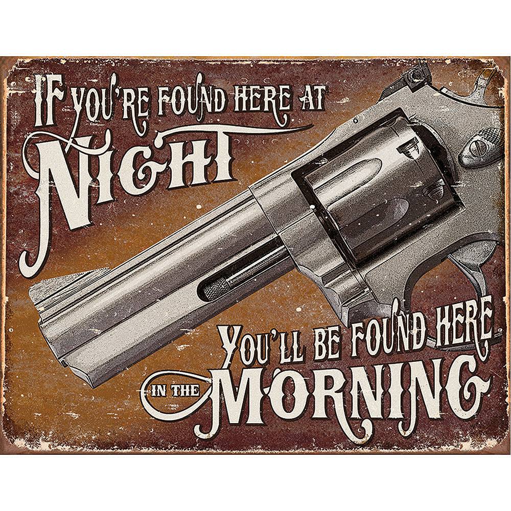 Nobrand Metal Plate Vintage USA Smith & Wesson 44 Magnum -