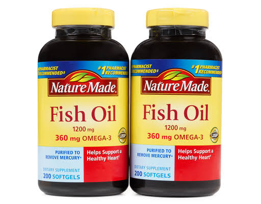Nature Made Fish Oil Dietary Supplement - Liquid Softgels, 1200mg