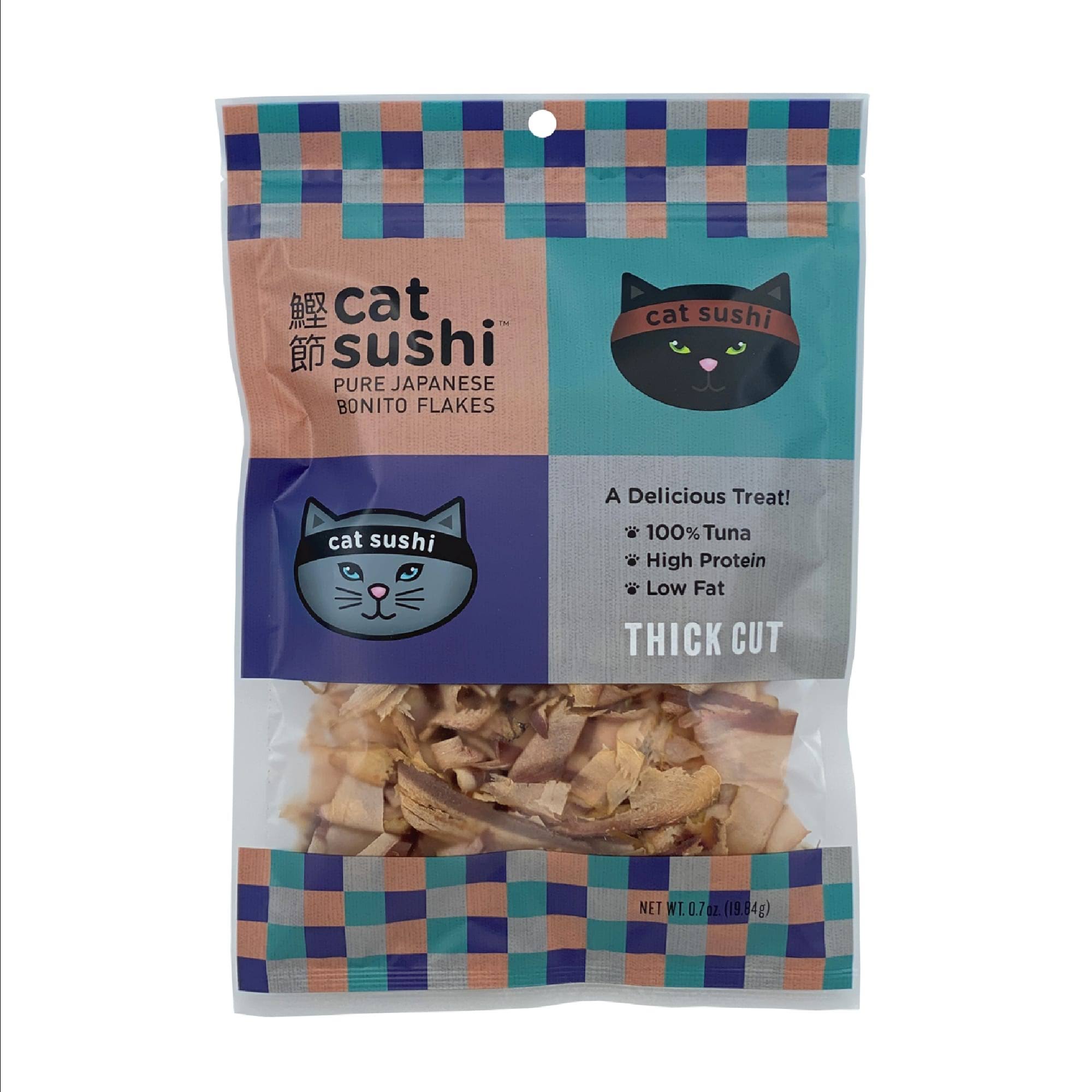 Cat Sushi Bonito Flakes 0.7 Ounce (Pack of 1) Thick Cut