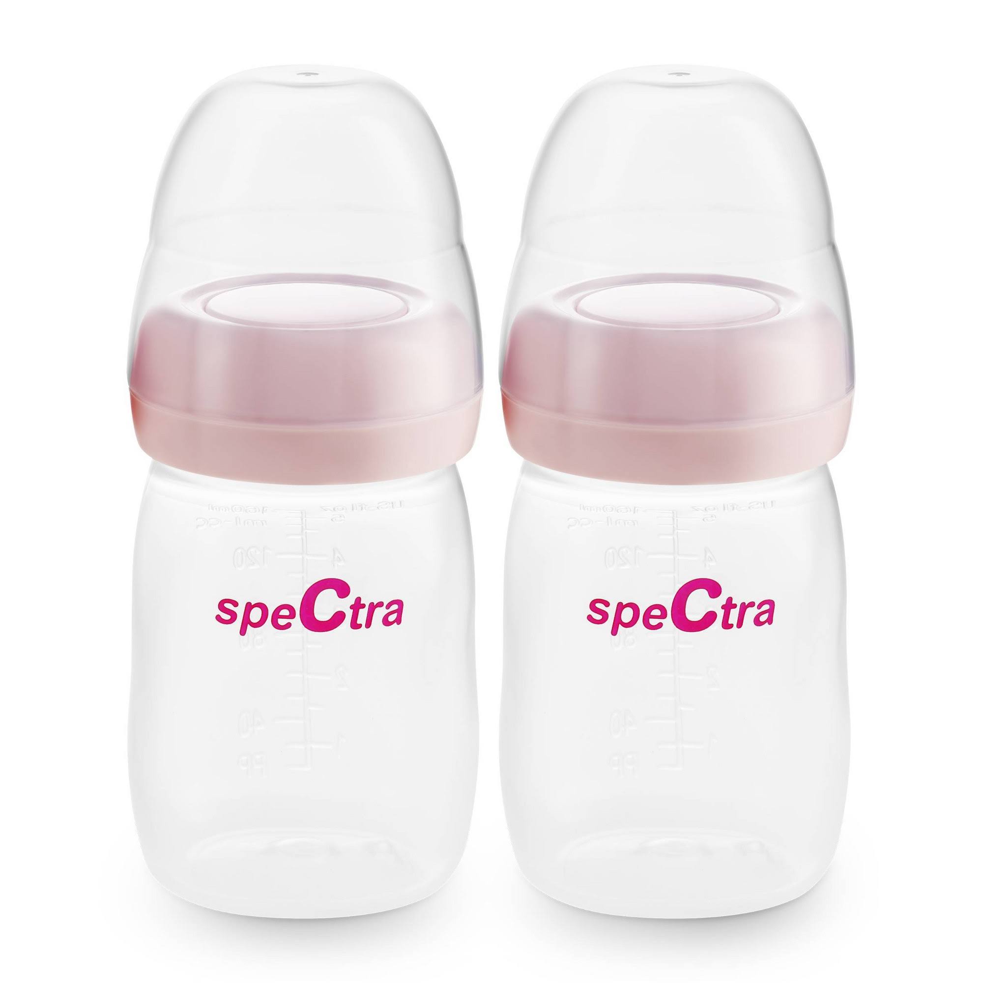 Spectra Wide Necked Breast Milk Storage Bottles - 2pc