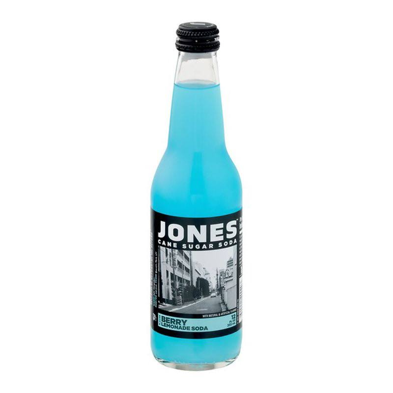 Jones Pure Cane Soda - Berry Lemonade, 12oz