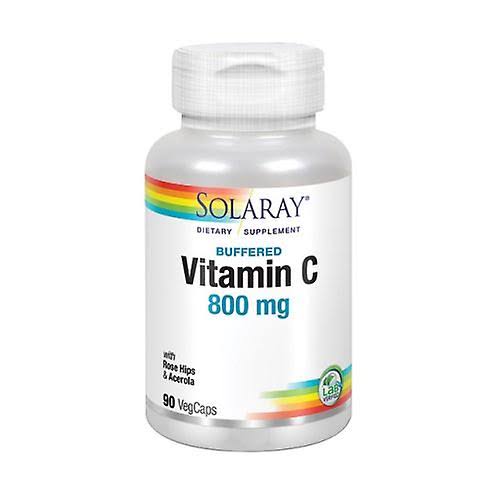 Solaray Non-Acidic Vitamin C - 800mg, 90 capsules