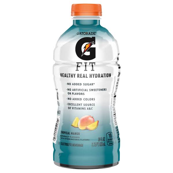 Gatorade Fit Electrolyte Beverage, Tropical Mango - 28 fl oz
