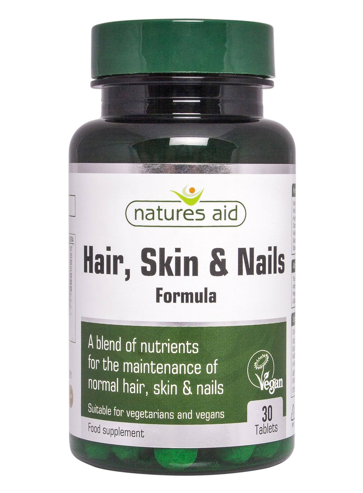 Nature's Aid Hair, Skin & Nails Formula - 30 Tablets