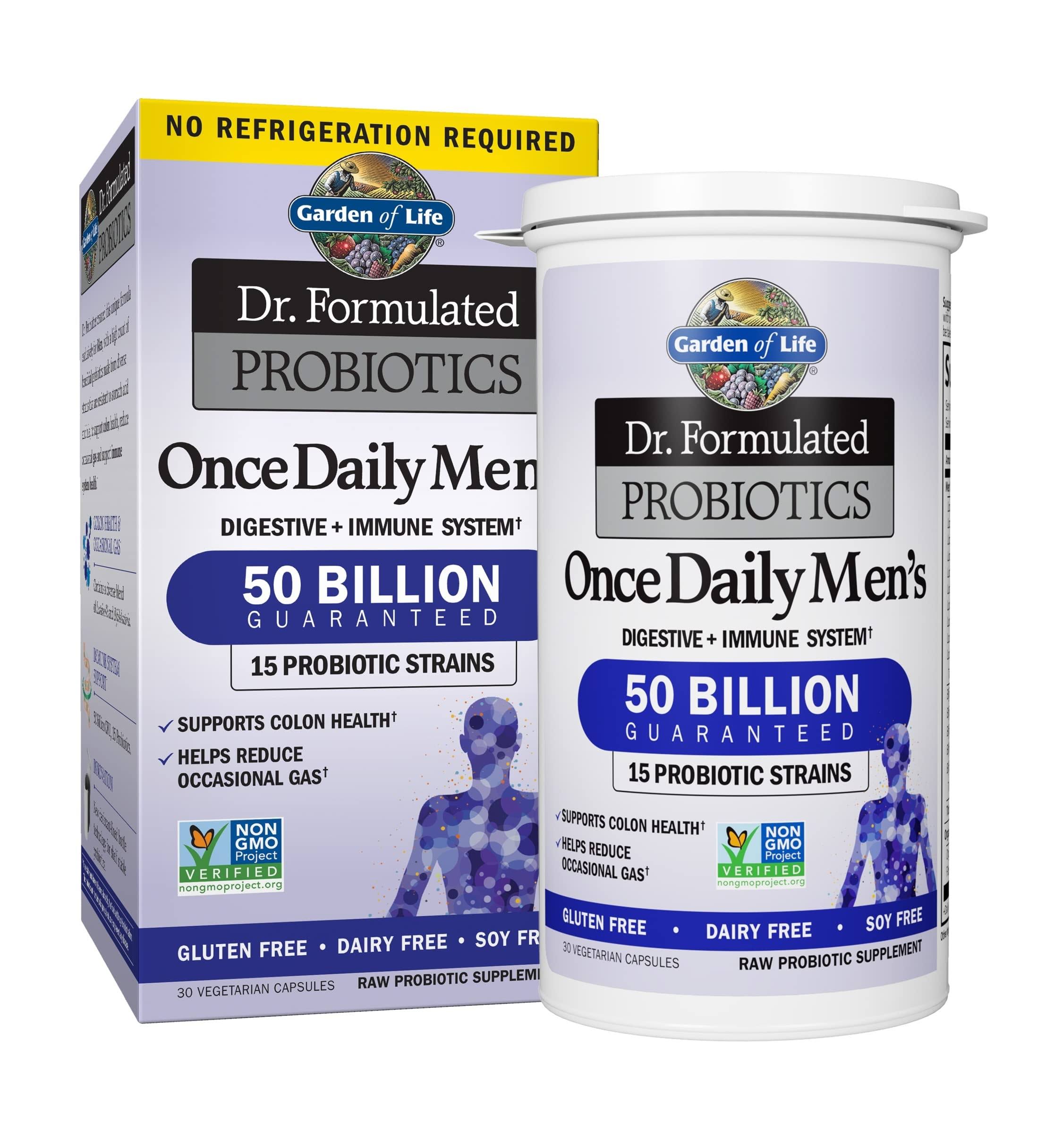 Dr. Formulated Probiotics Once Daily Men's Immune System Support - 30 Capsules
