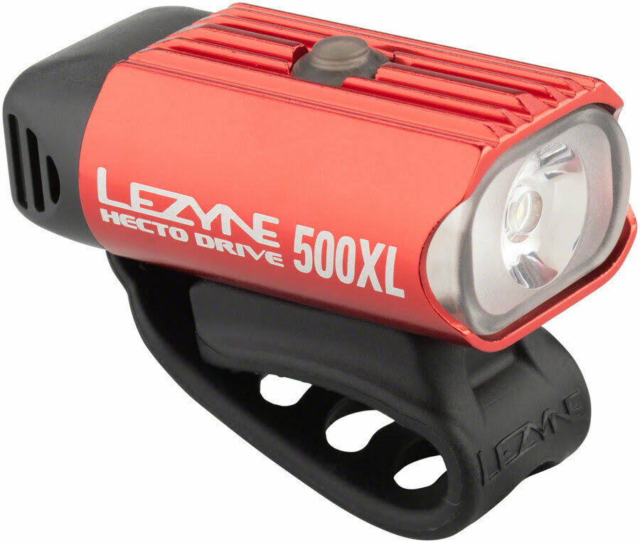 Lezyne Hecto Drive 500XL Headlight Gloss Red