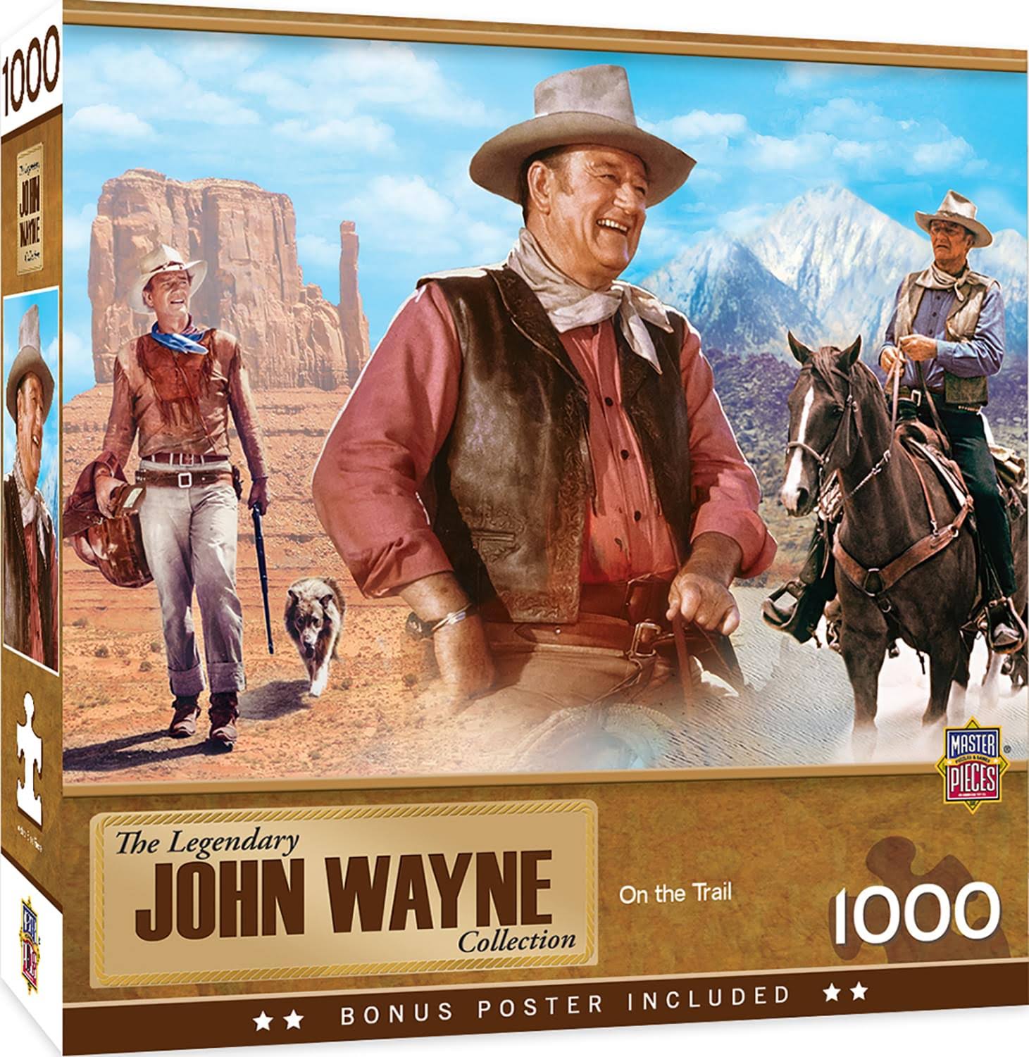 John Wayne On The Trail 1000 Piece Jigsaw Puzzle 680mm x 490mm
