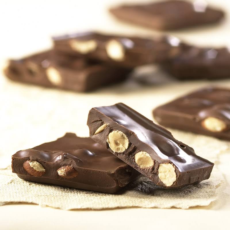 Asher's Chocolate Co. Milk Chocolate Almond Bark Treats — Hello World
