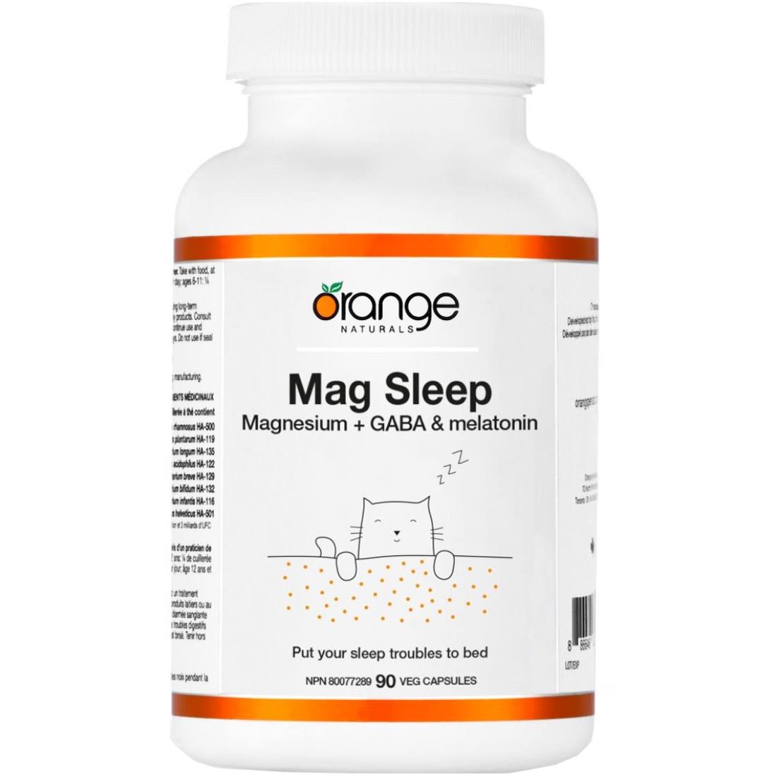 Orange Naturals Sleep with Magnesium Supplement - 90ct