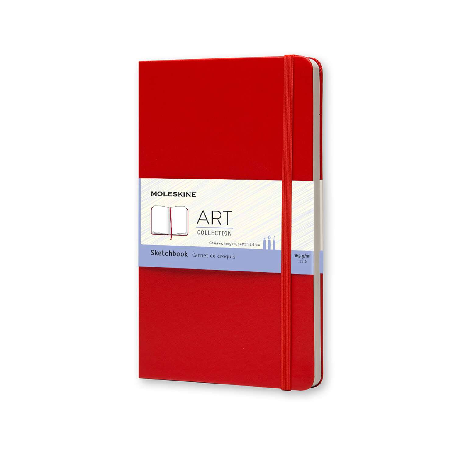 Moleskine Art Plus Sketchbook - Large, Red