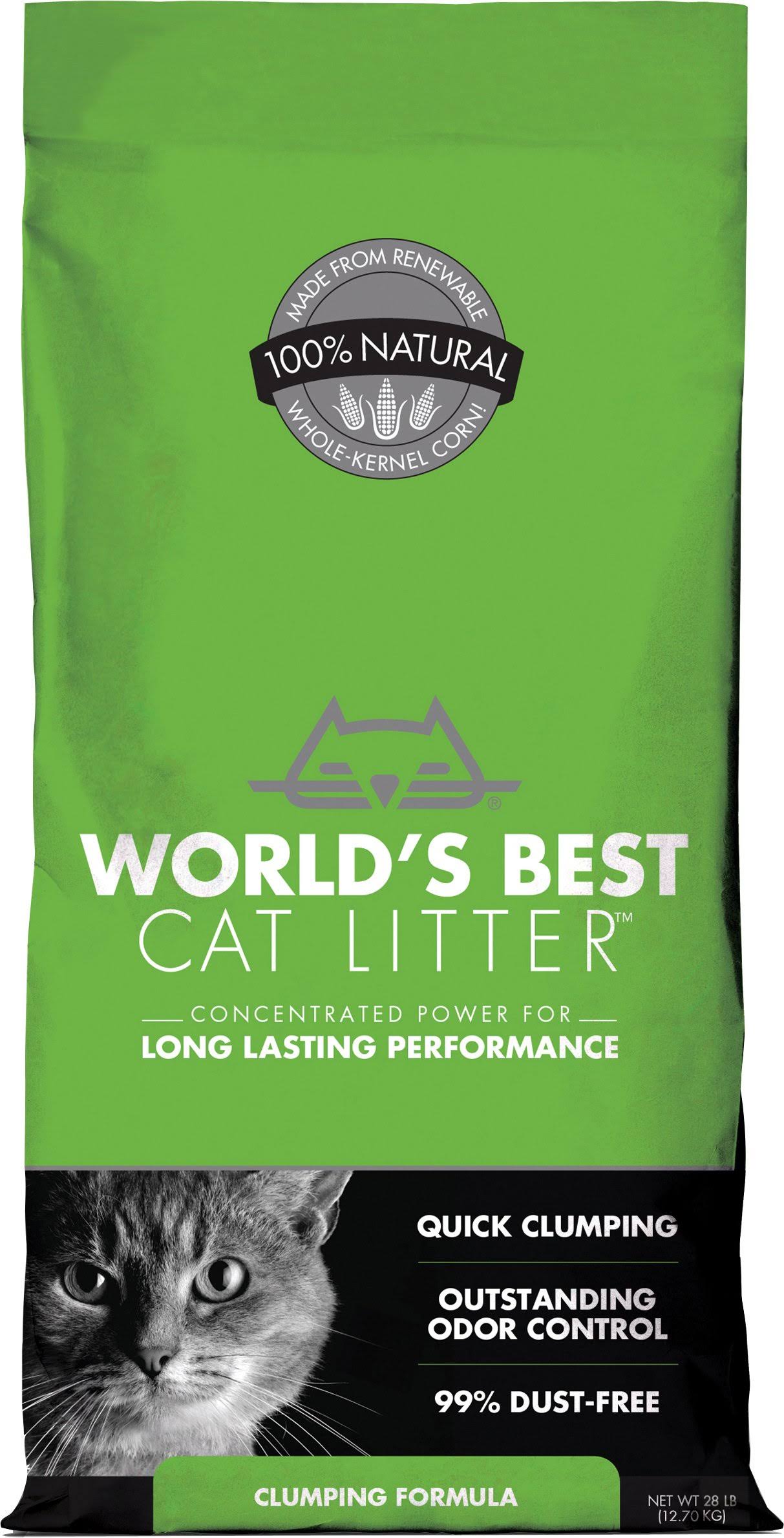 World's Best Cat Litter Clumping Formula - 28 Lb