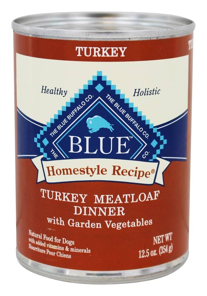 Blue Buffalo Homestyle Recipe Canned Dog Food - Turkey Meatloaf Dinner
