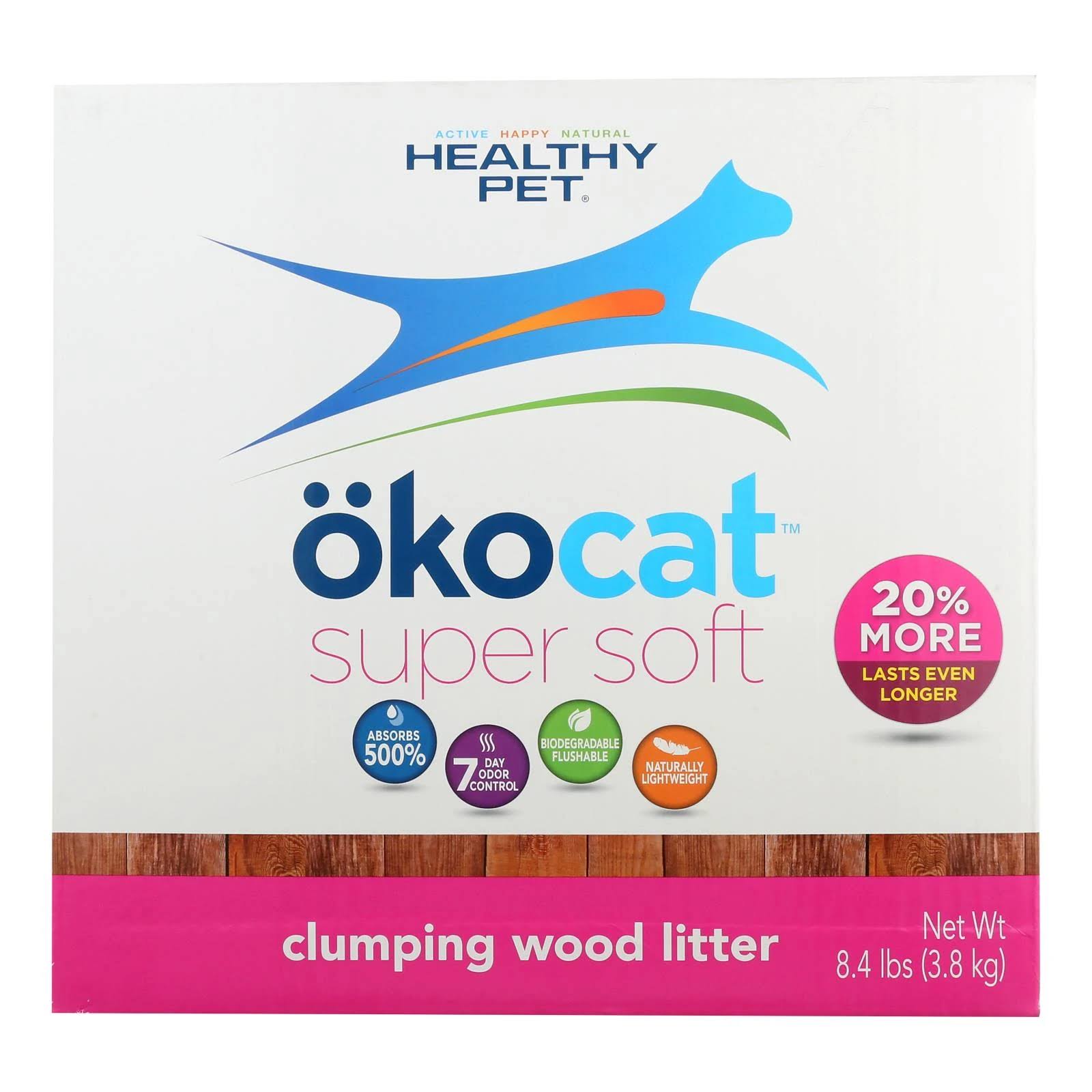 Healthy Pet Clumping Litter Wood Supersoft 8.4 lbs by Litter