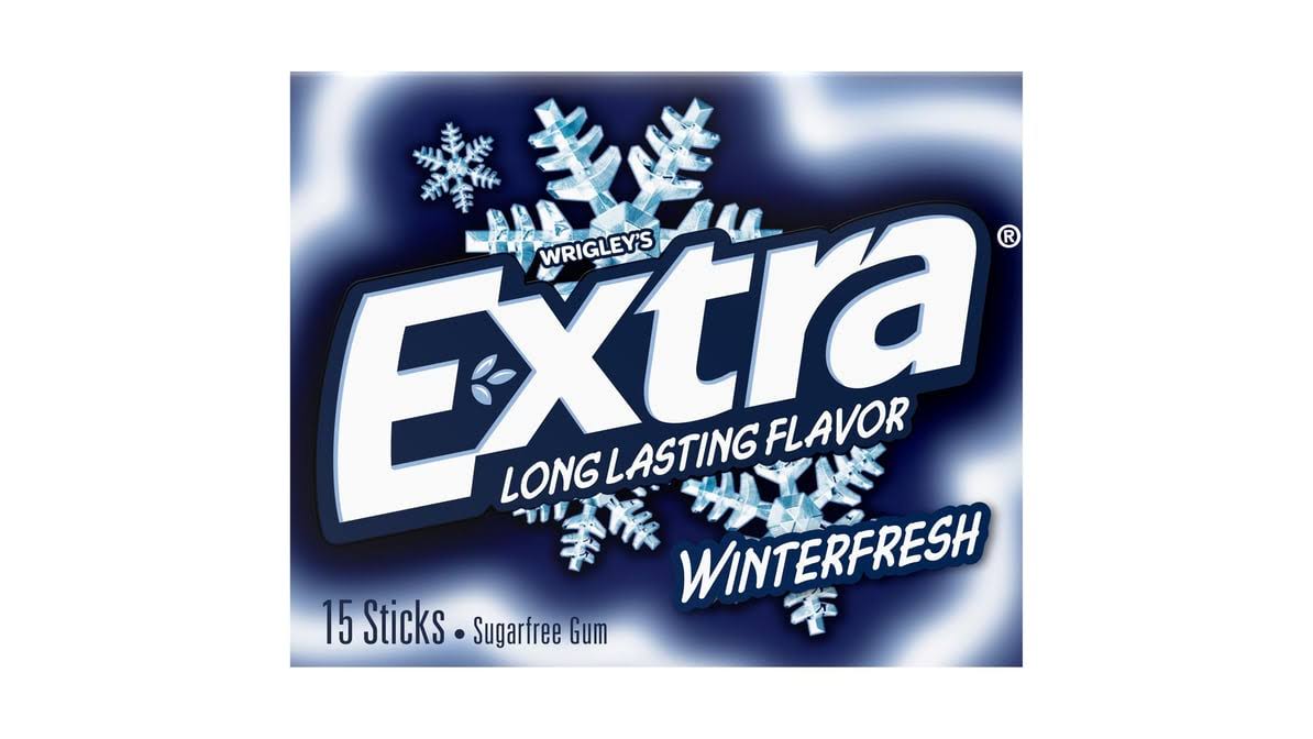 Wrigley's Extra Chewing Gum - Winterfresh, 15 Sticks