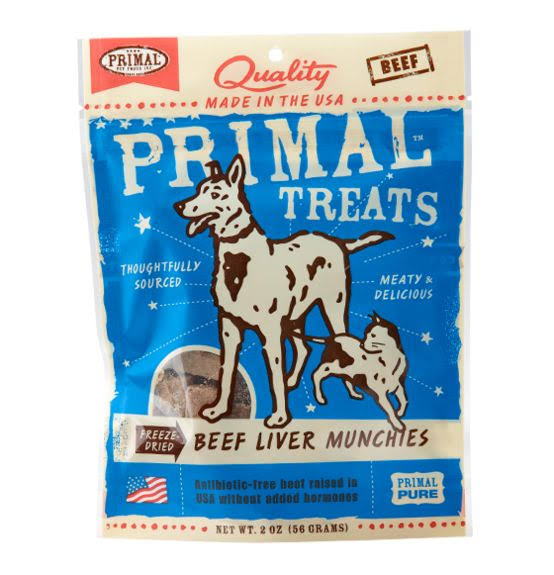 Primal Beef Liver Munchies Treats