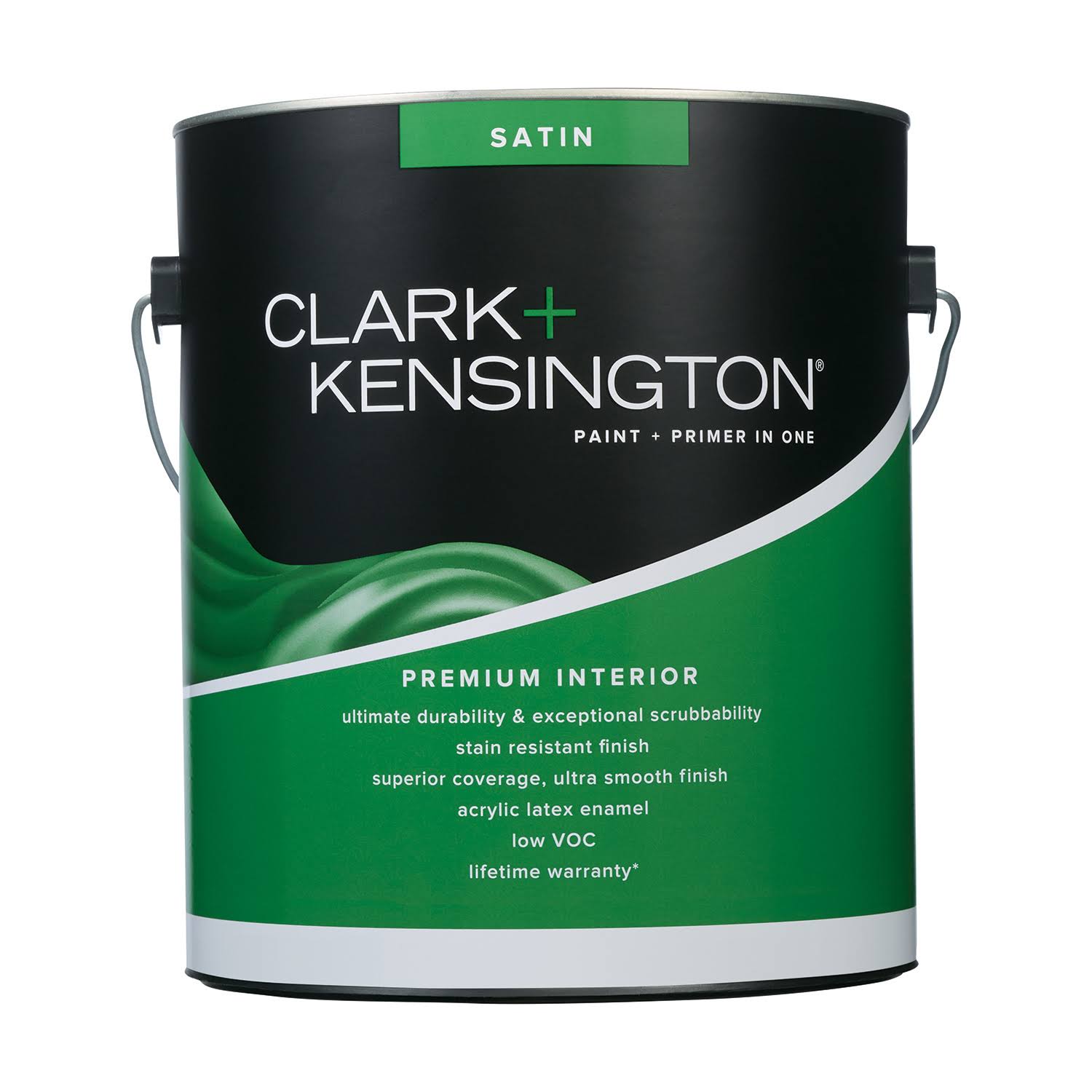 Clark+kensington Satin Designer White Premium Paint Interior 1 Gal