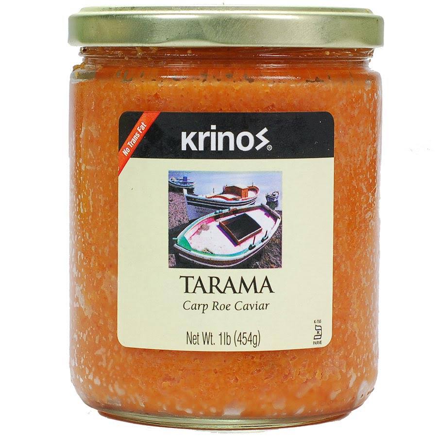 Krinos Tarama Carp Roe Caviar - 1 lb jar