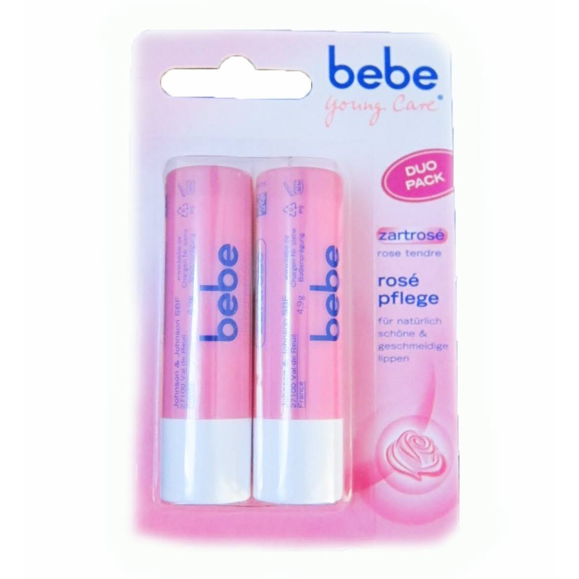 Bebe Lip Balm Rose 4.9 G 0.17 oz 2 Pack